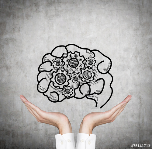 Main et représentation du cerveau